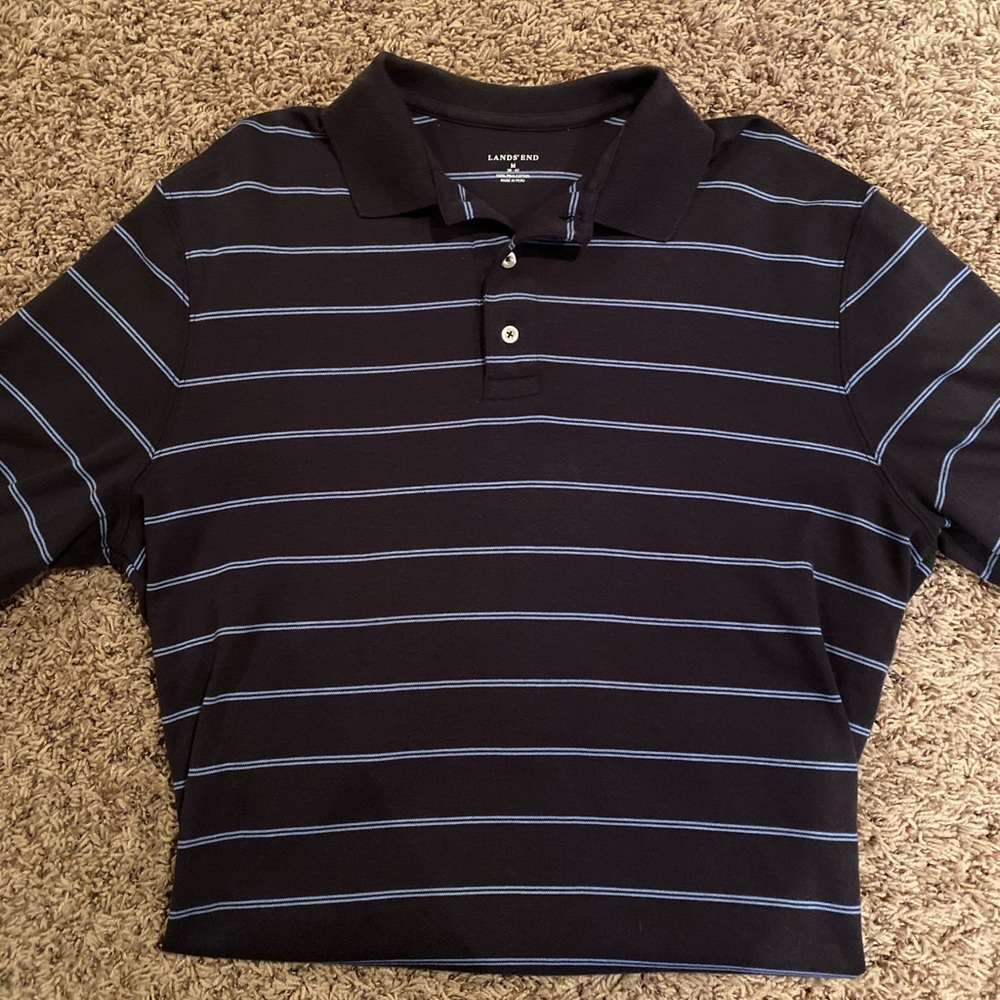 Men’s Lands End Short Sleeve Polo Shirt